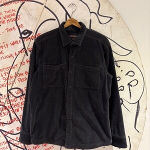 Johnston & Murphy Snap Button Corduroy Shirt Jacket